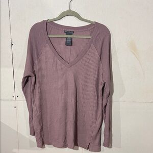Chelsea & Theodore Mauve Knit Top
